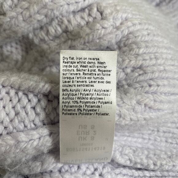 RIVER ISLAND Women's Cropped Cardigan Purple Size Small with FLAW - Picture 8 of 9